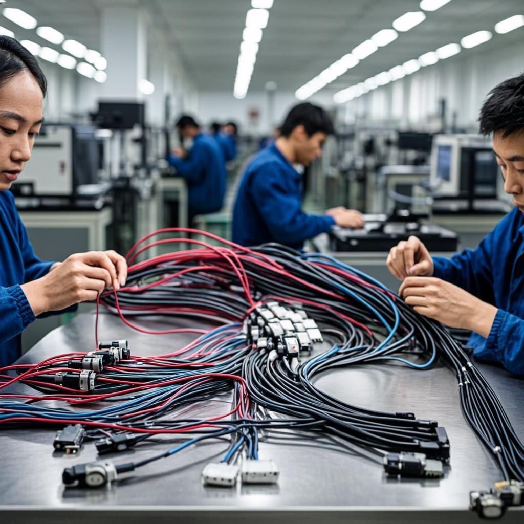 long flexible pcb wire harness