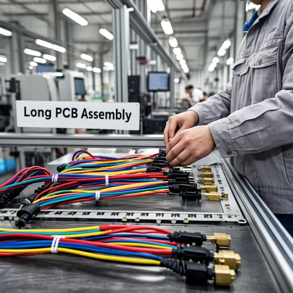 long pcb assembly wire harness