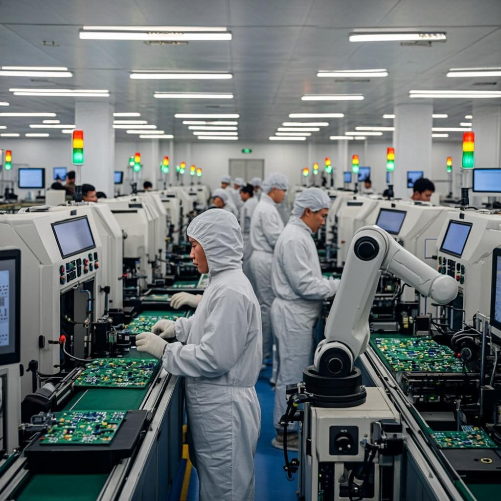 manual pcb assembly electronics factory