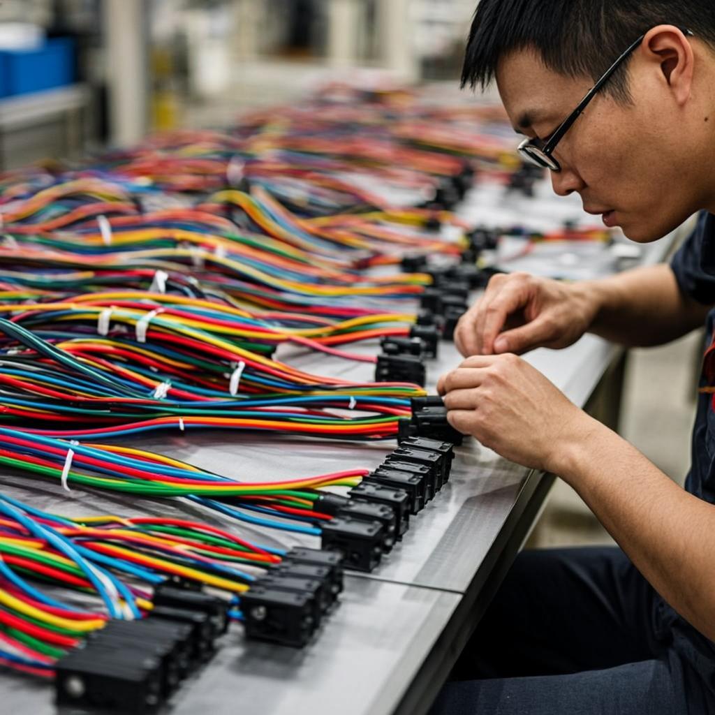 manual pcb assembly wire harness