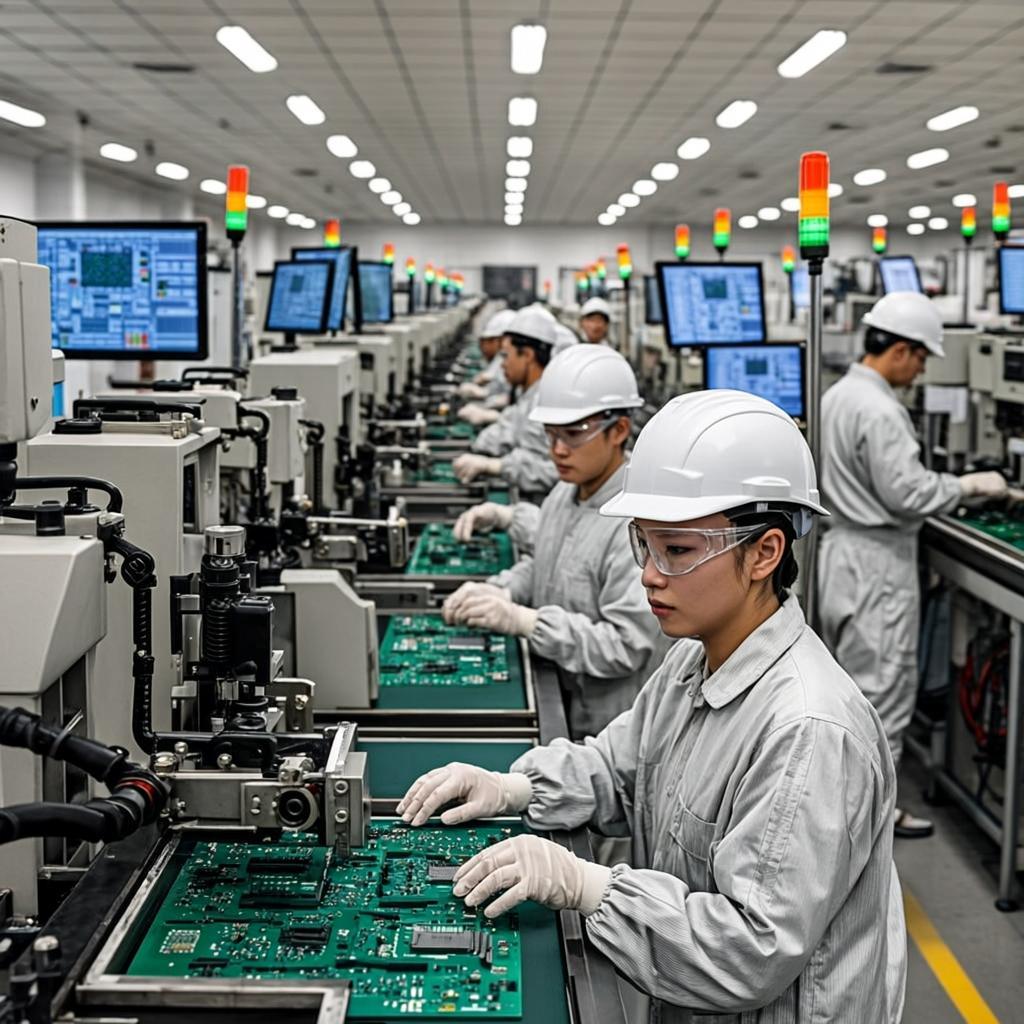 mass pcb manufacturing electronics factory