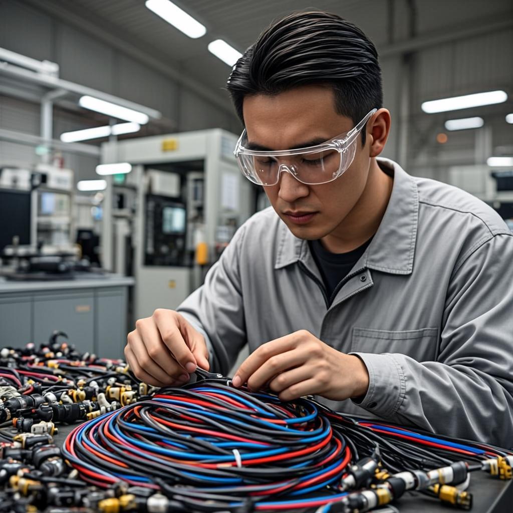 medical cable assembly wire harness