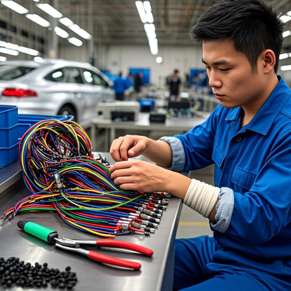 microwave rf pcb assembly wire harness