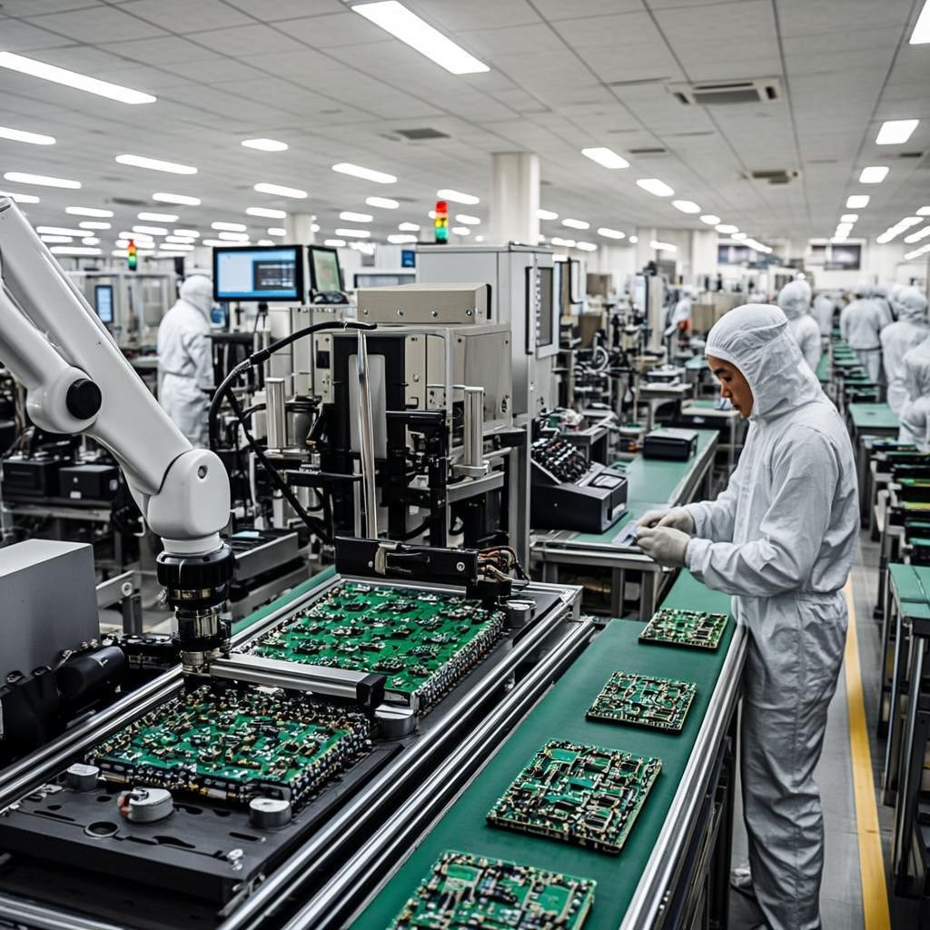 microwave rf pcb testing electronics factory