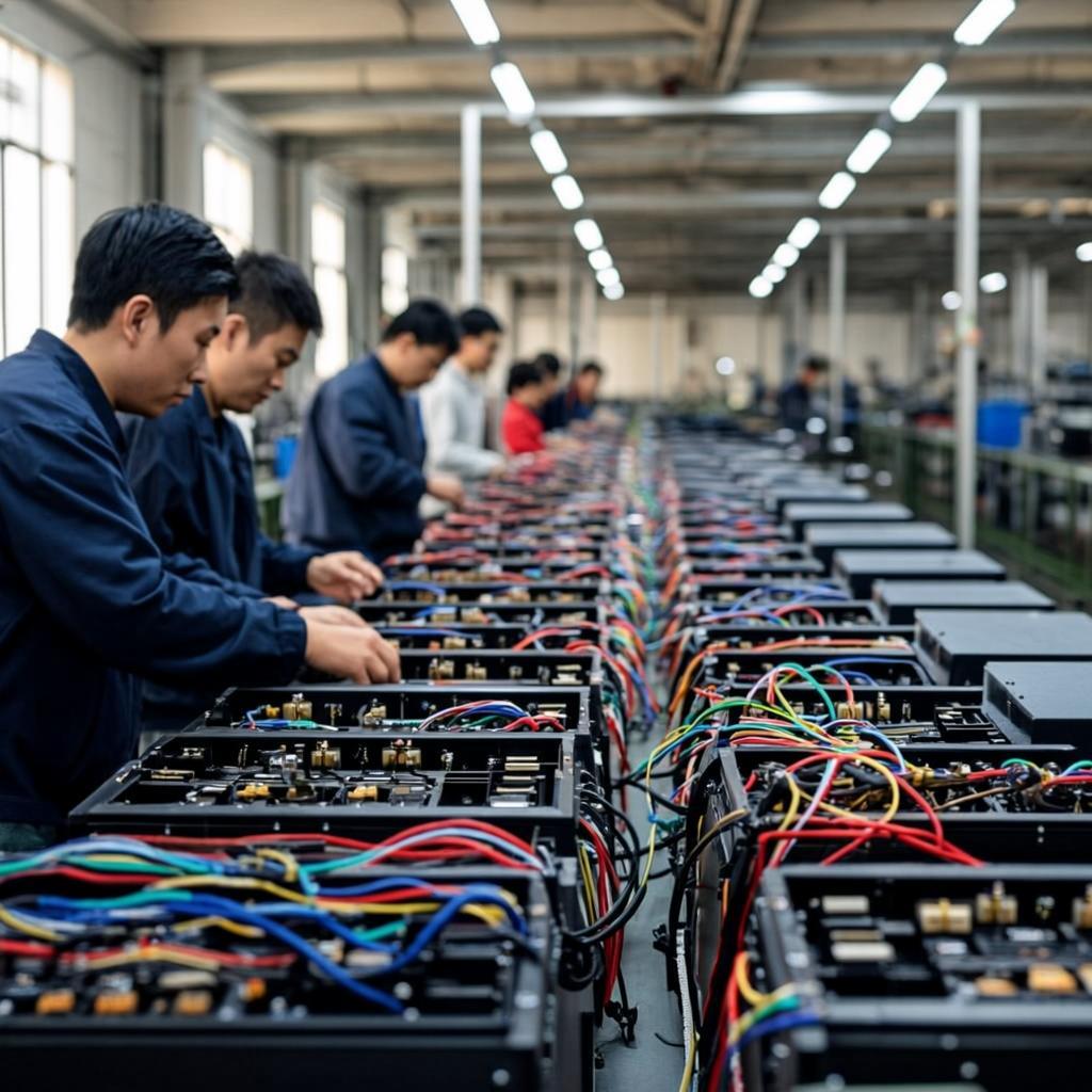 motor power pcb assembly wire harness