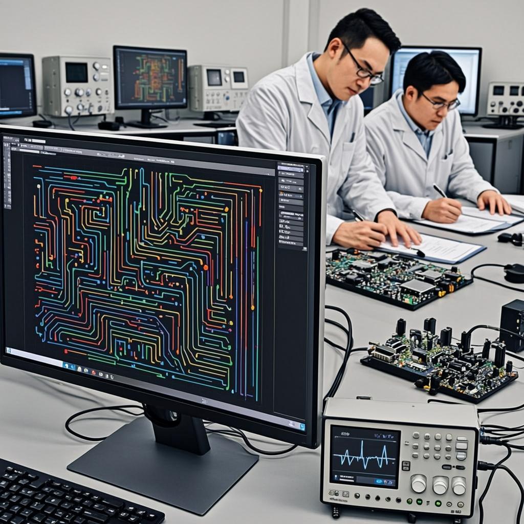 motor power pcb testing engineering design