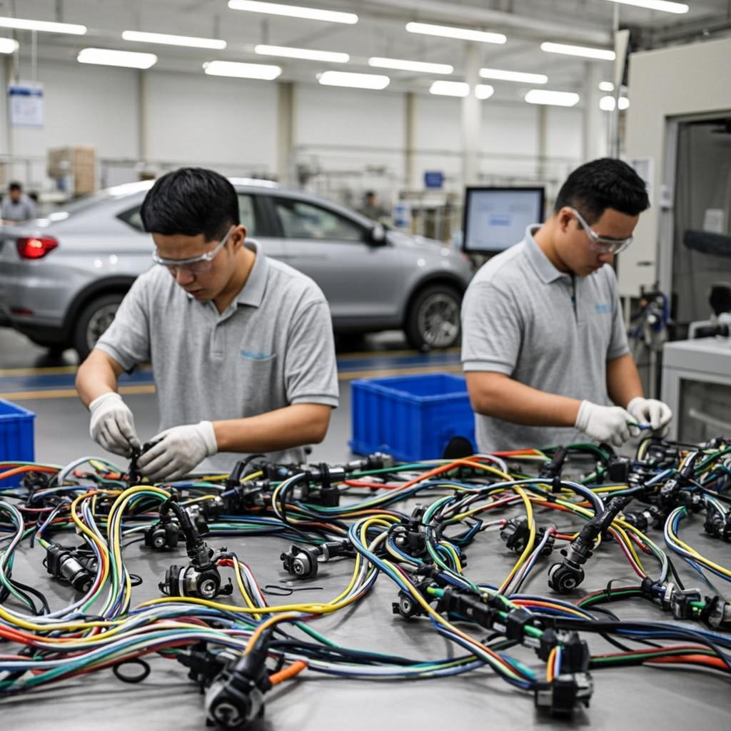 new energy pcb assembly wire harness