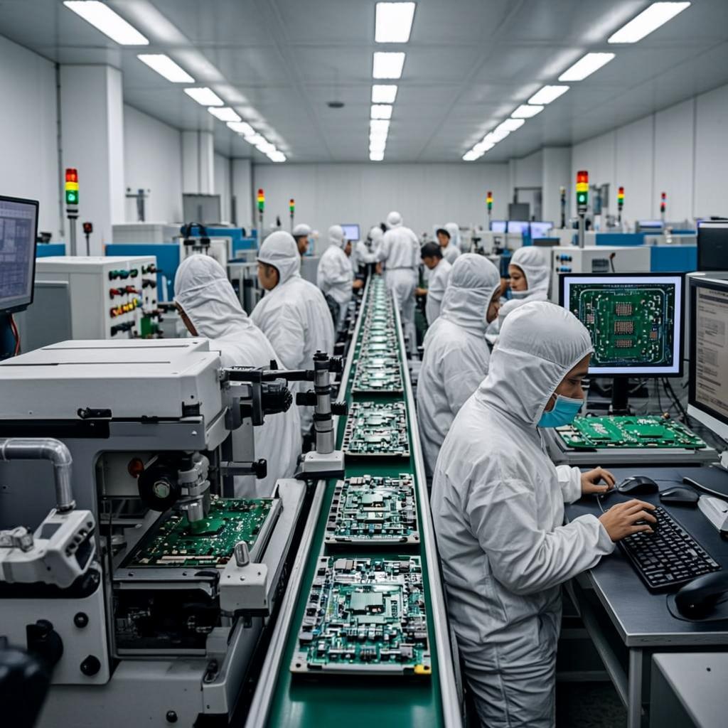 pcb design software interface electronics factory