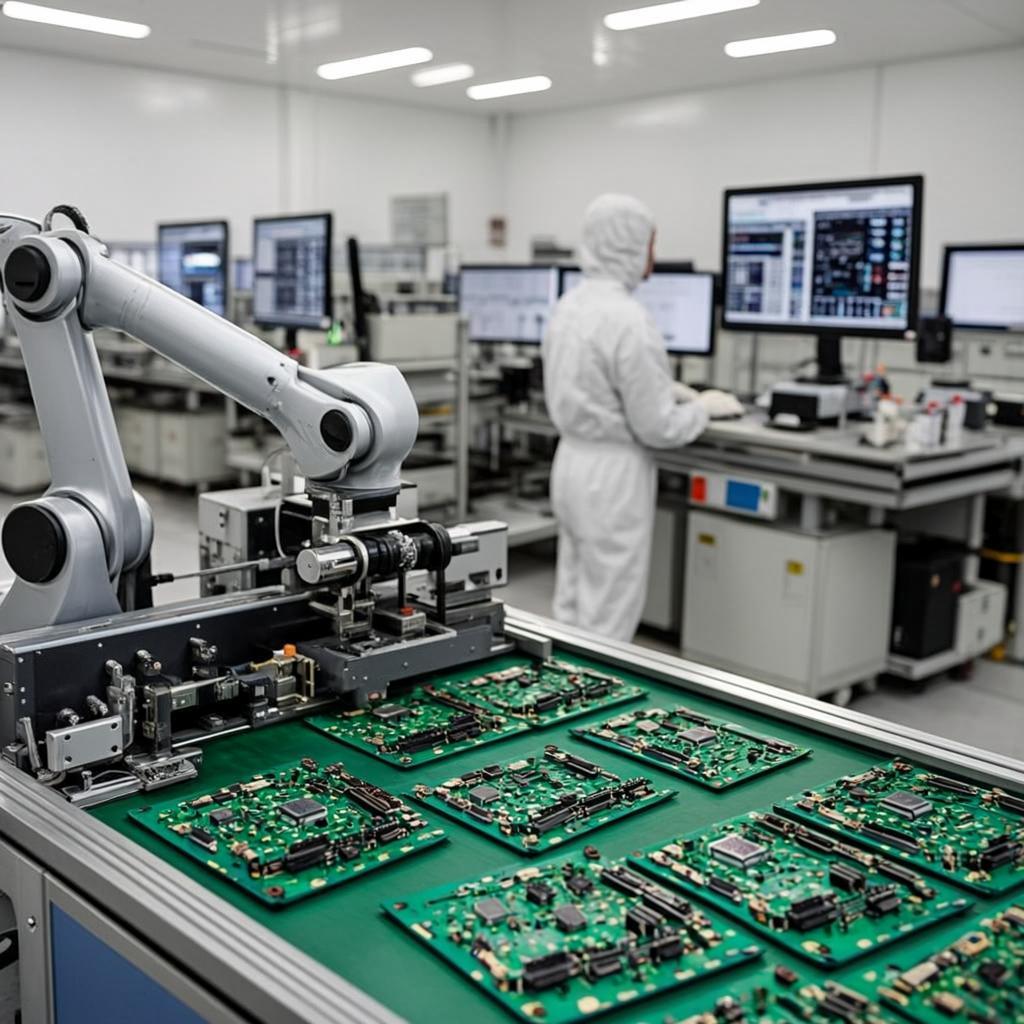 pcb manufacturing process electronics factory