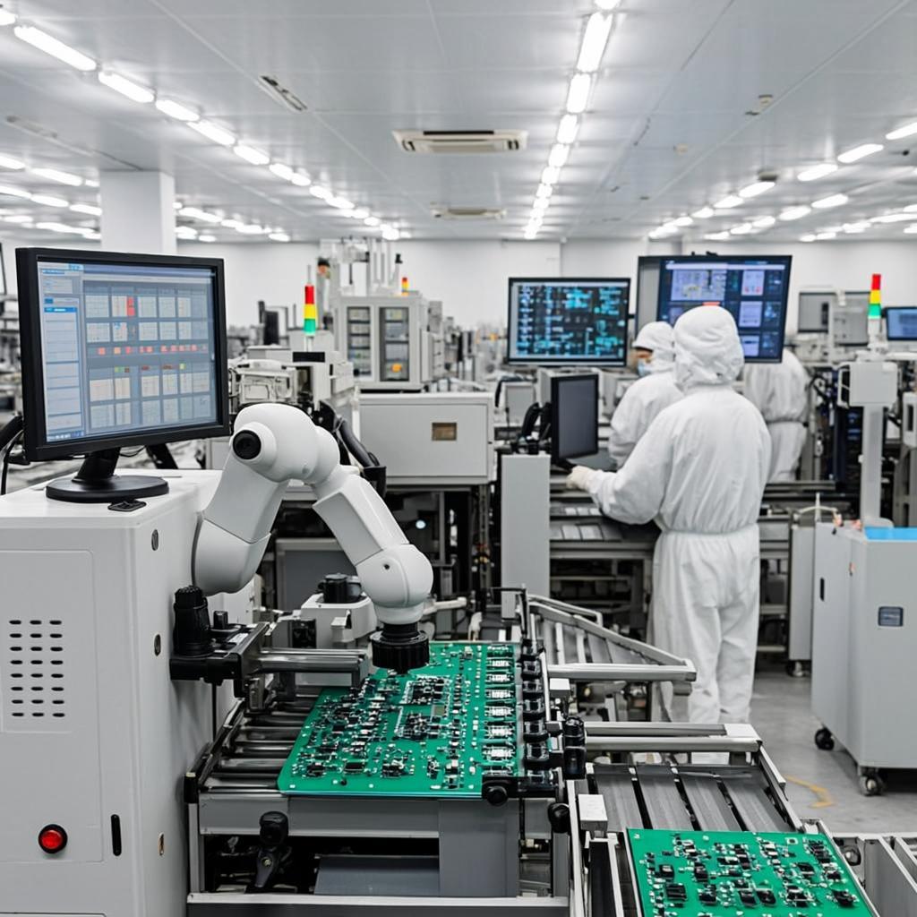 pcb manufacturing quality control electronics factory