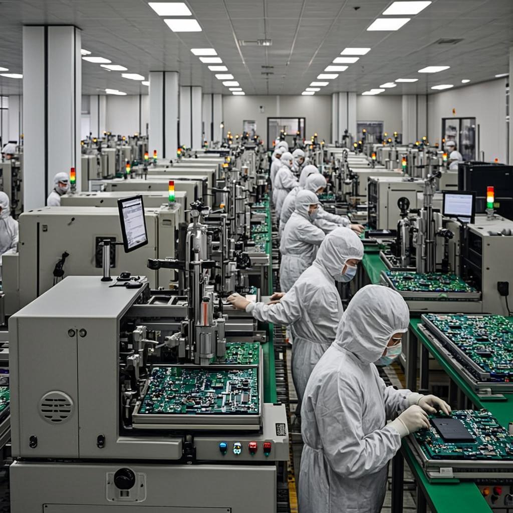 pcb surface mounting assembly electronics factory