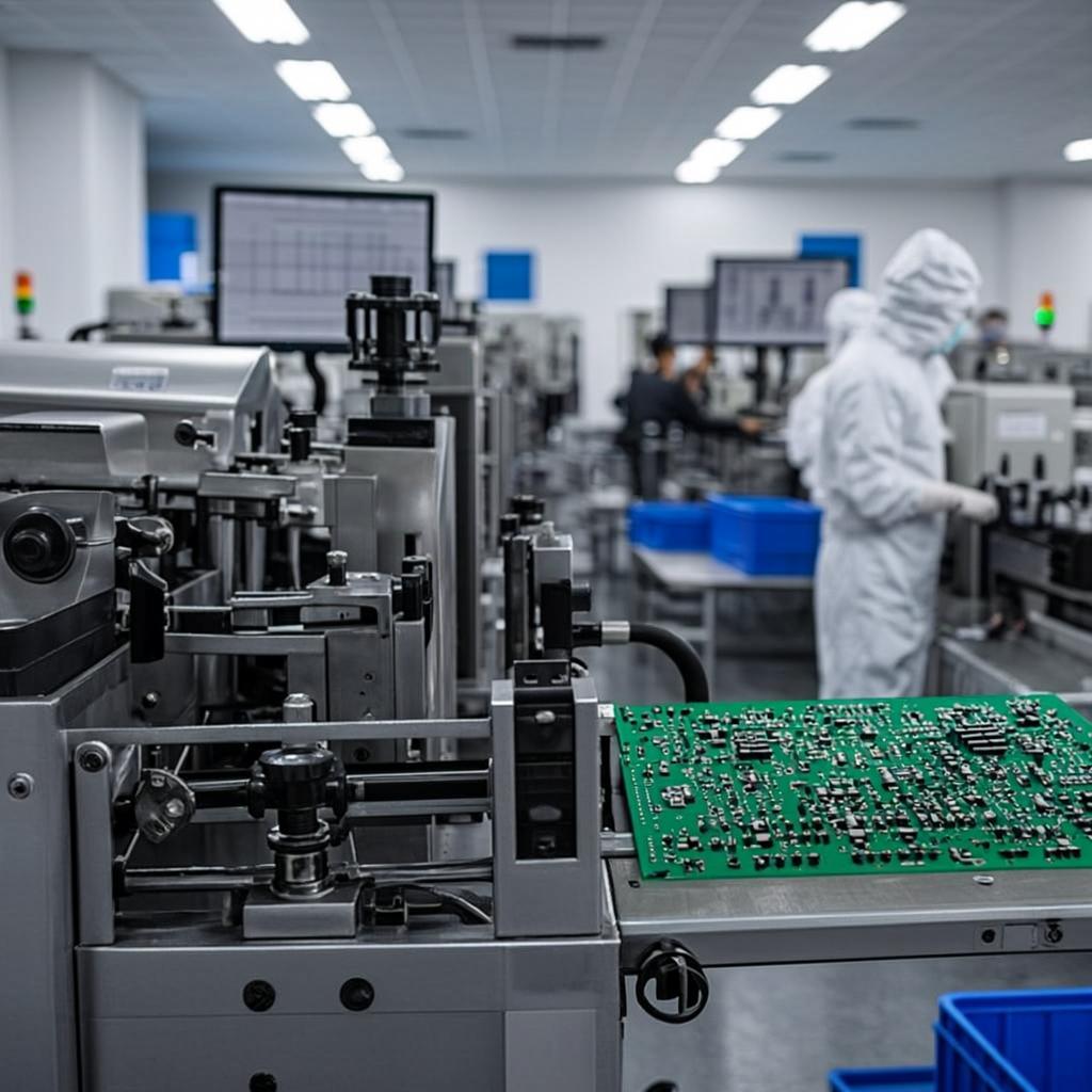 pcb via testing electronics factory