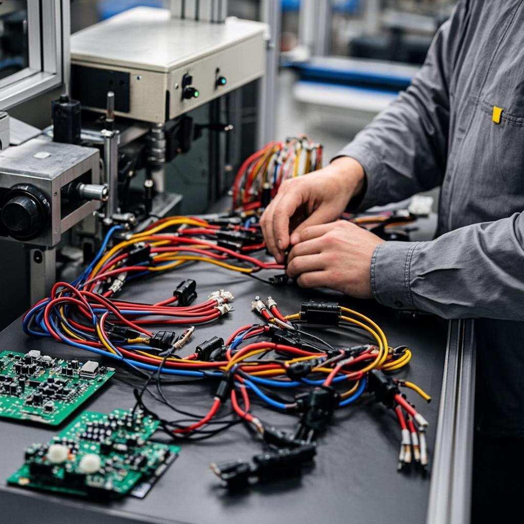 potting wire harness