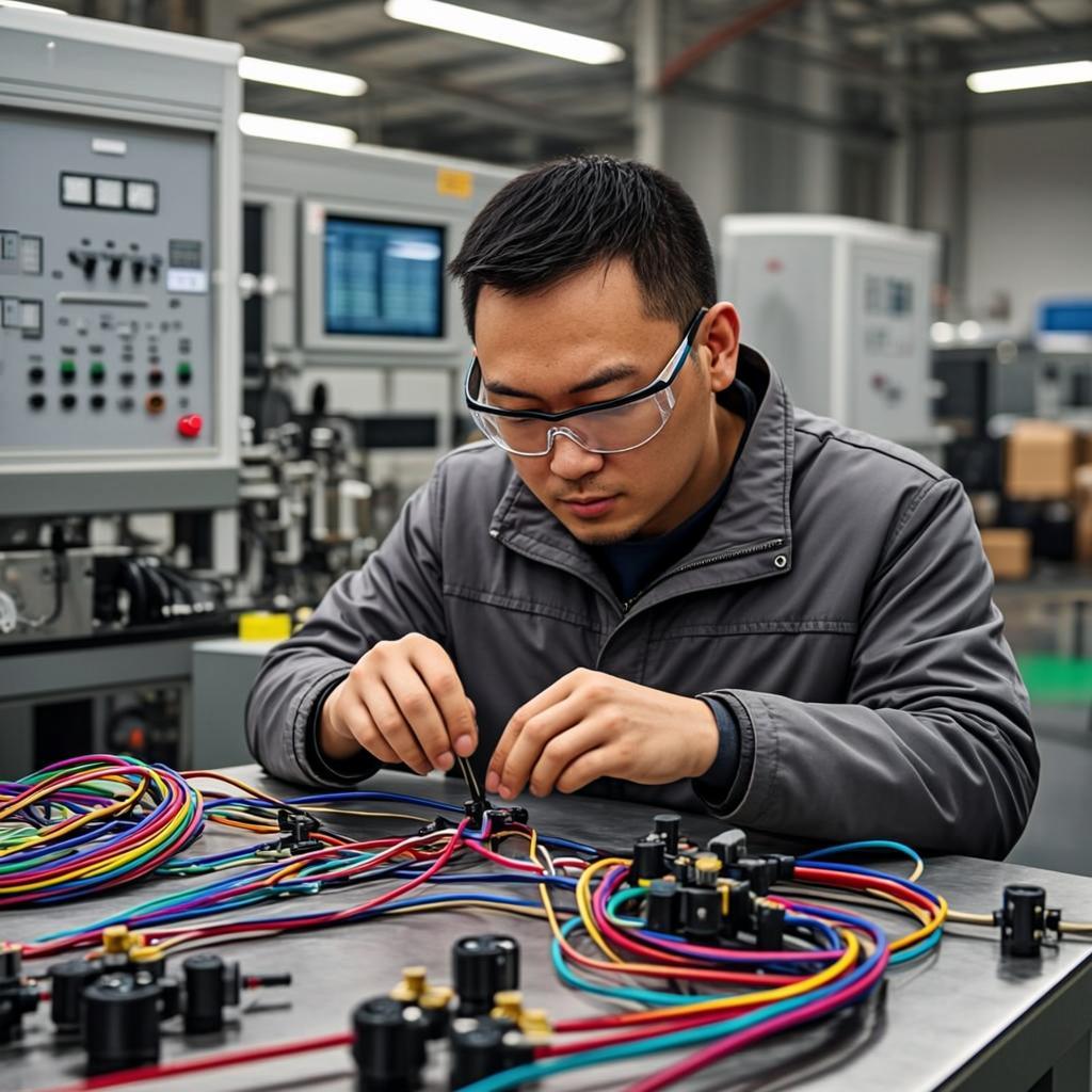 rigid flex pcb assembly wire harness