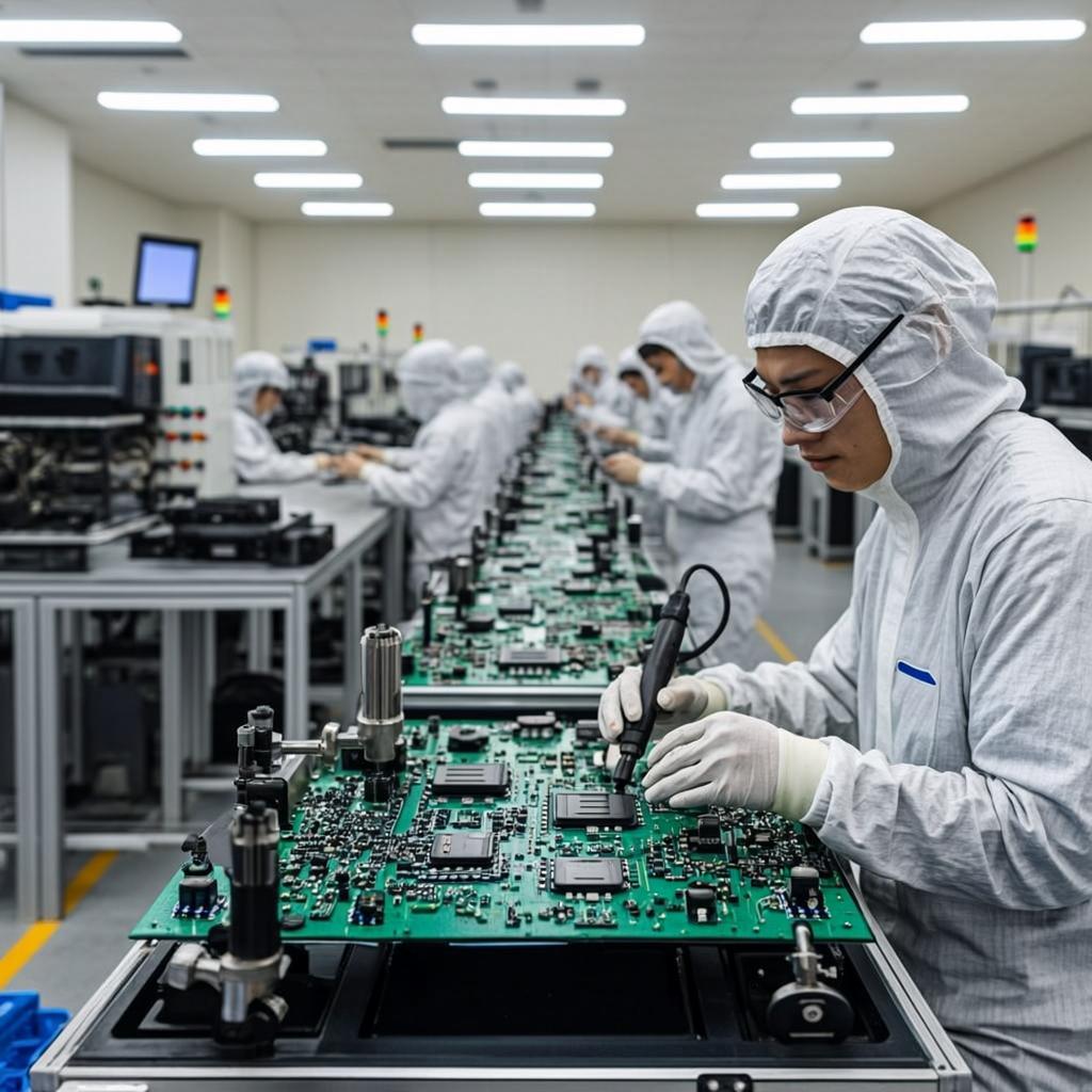 rigid pcb manufacturing process pcba assembly