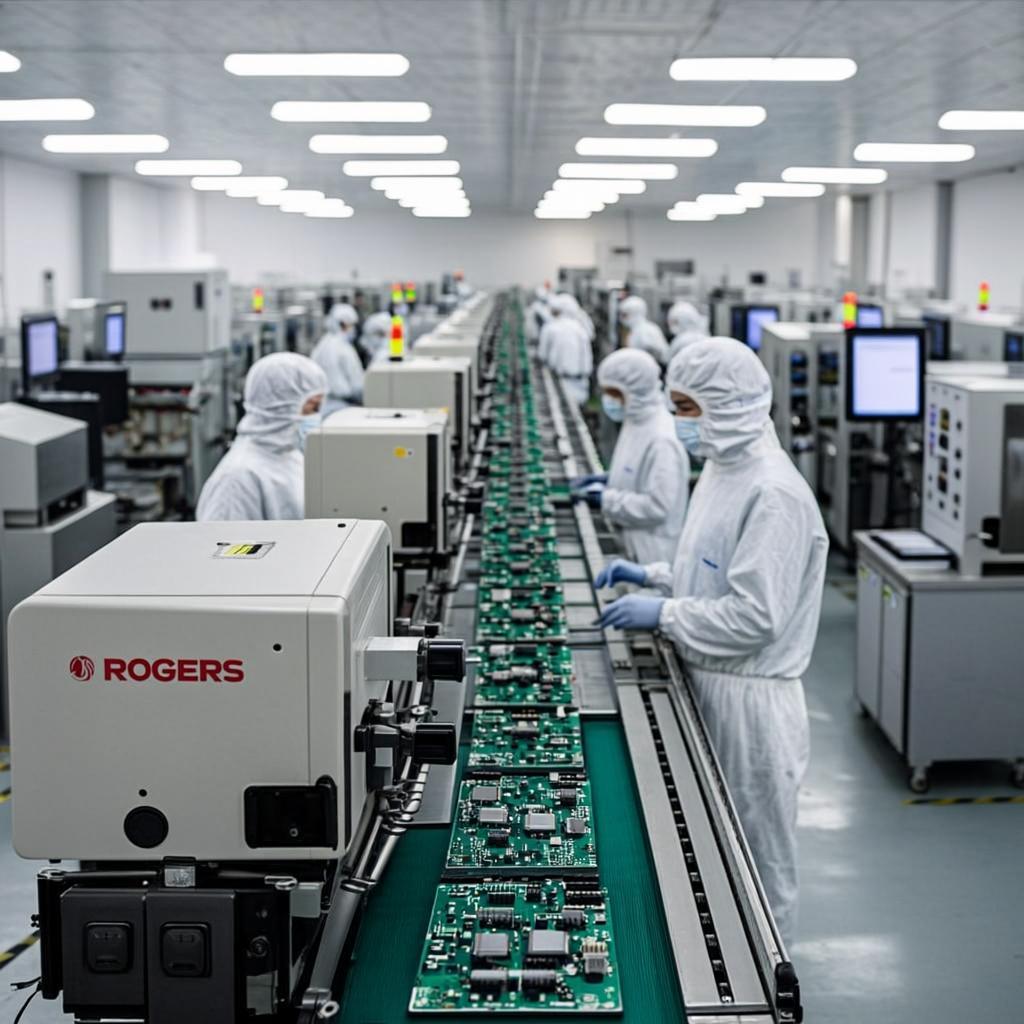 rogers high frequency pcb electronics factory