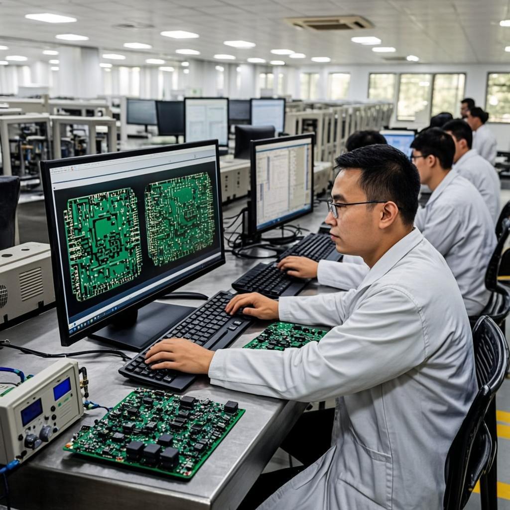 semi automatic pcb assembly line engineering design