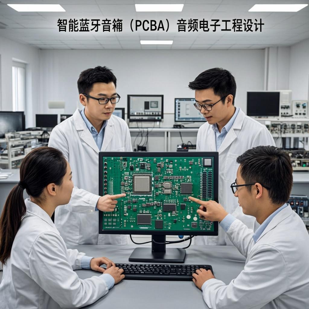 smart bluetooth speaker audio pcba engineering design