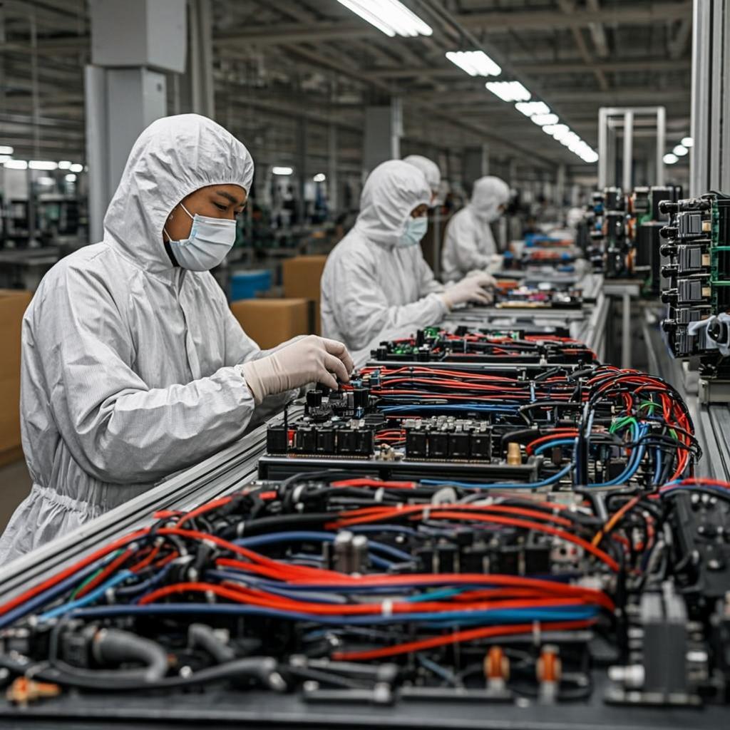 smart door lock pcba wire harness