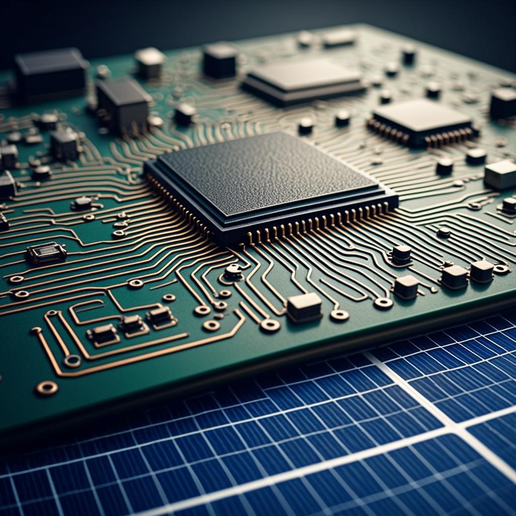 solar panel wirings harness pcb macro