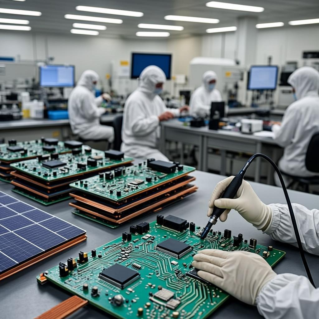 solar panel wirings harness pcba assembly