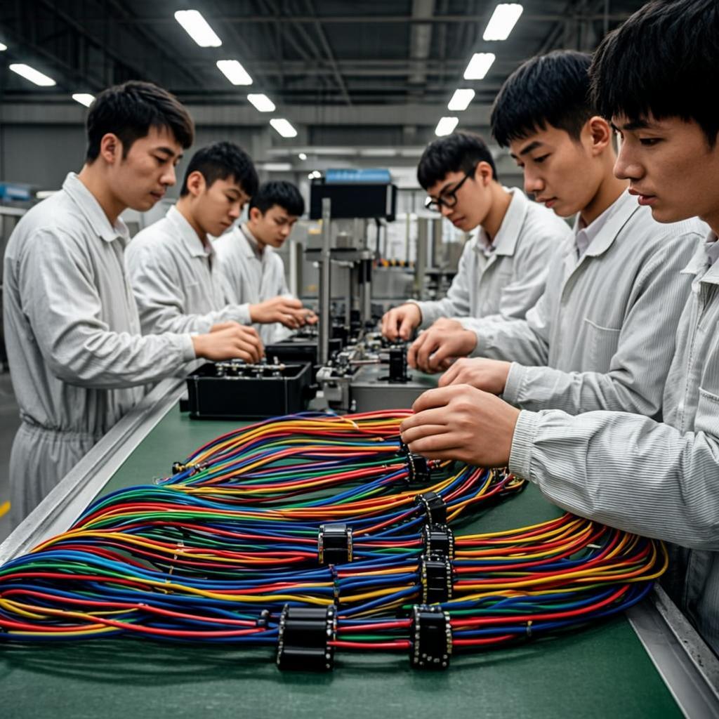 teflon high temperature pcb wire harness