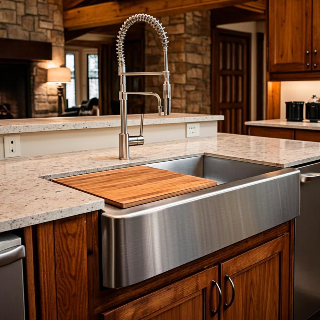 anti scratch nano sink farmhouse apron