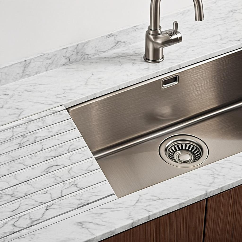 apartment kitchen sink unit minimal industrial