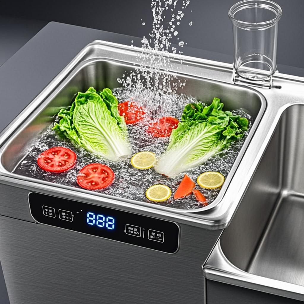 built in ultrasonic sink smart multifunction