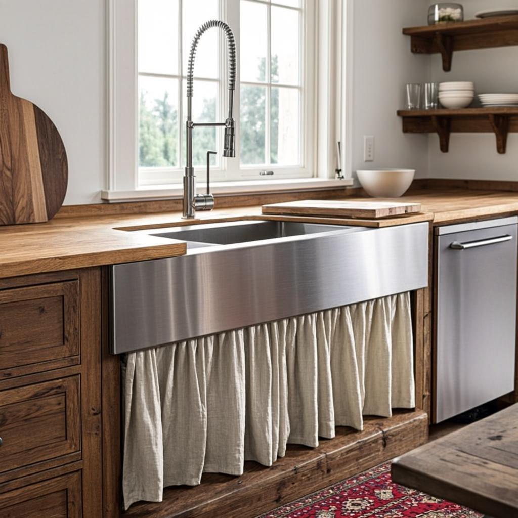 commercial supply kitchen sink farmhouse apron