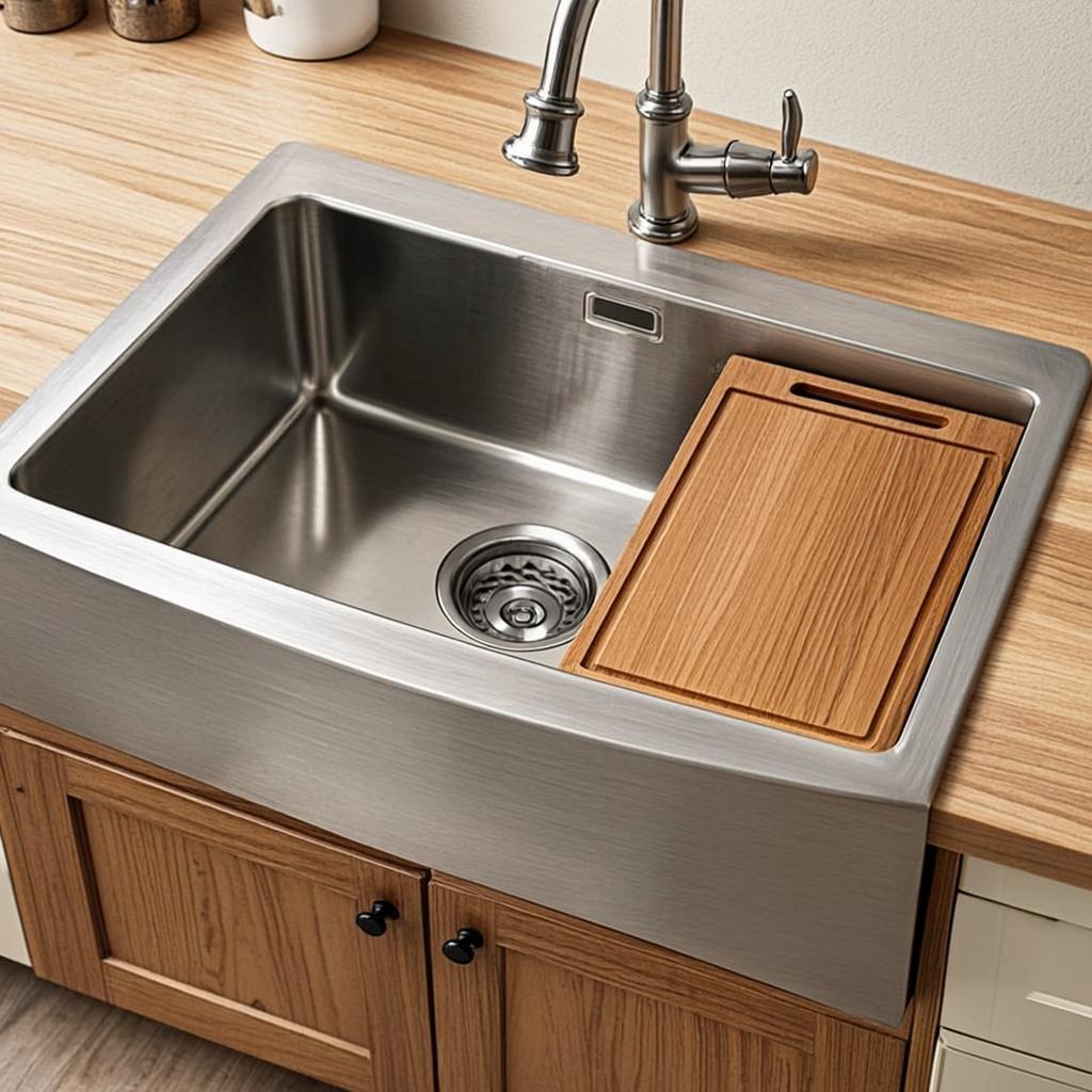 compact home kitchen sink farmhouse apron