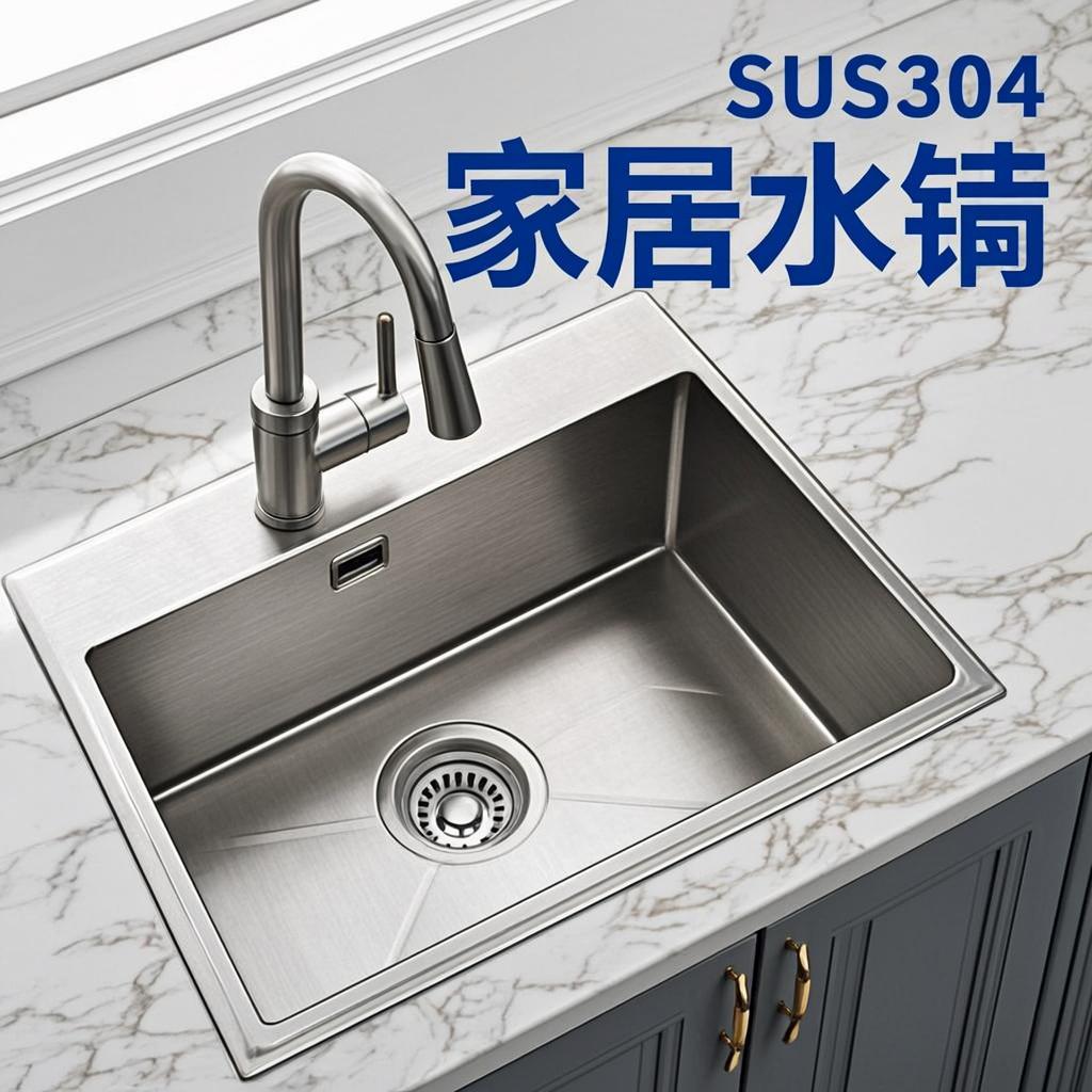 compact home kitchen sink minimal industrial