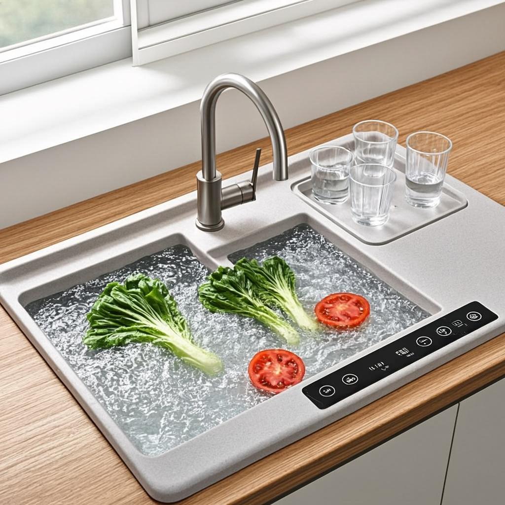 compact home kitchen sink smart multifunction