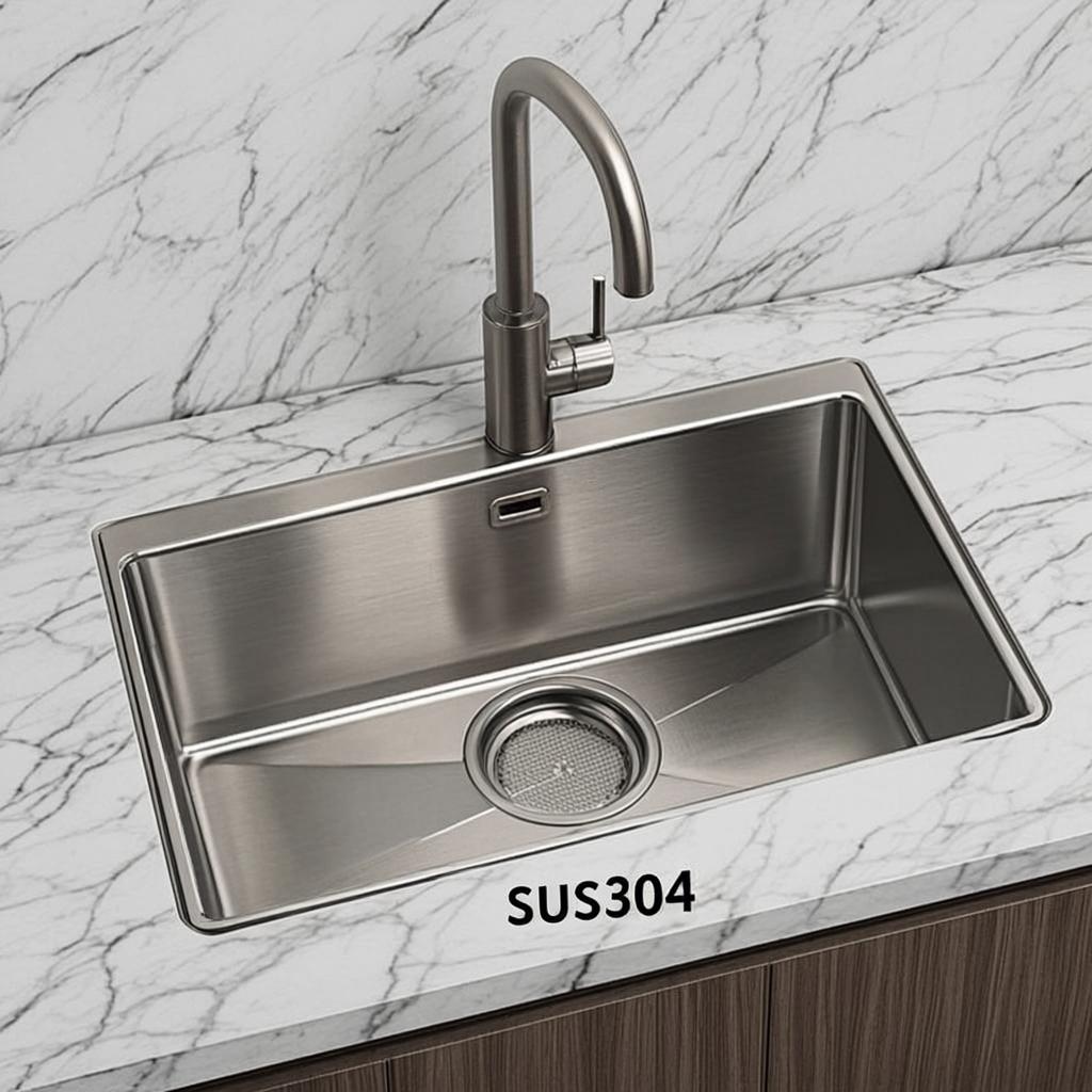 compact kitchen sink minimal industrial