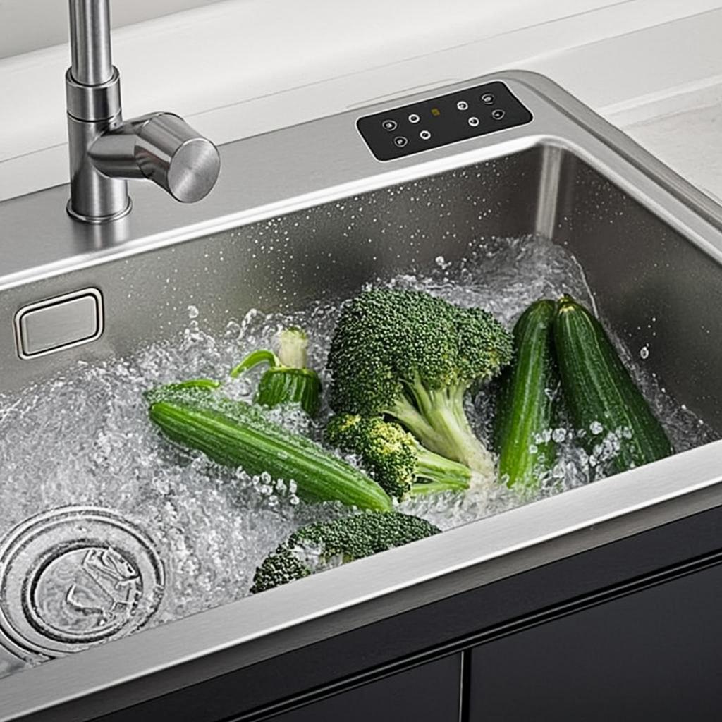 compact single bowl sink smart multifunction