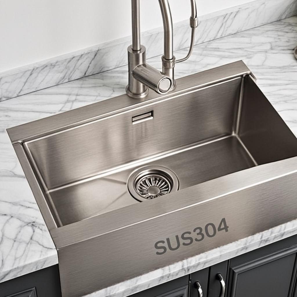custom kitchen sink minimal industrial