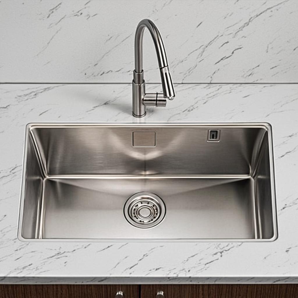double bowl kitchen sink minimal industrial