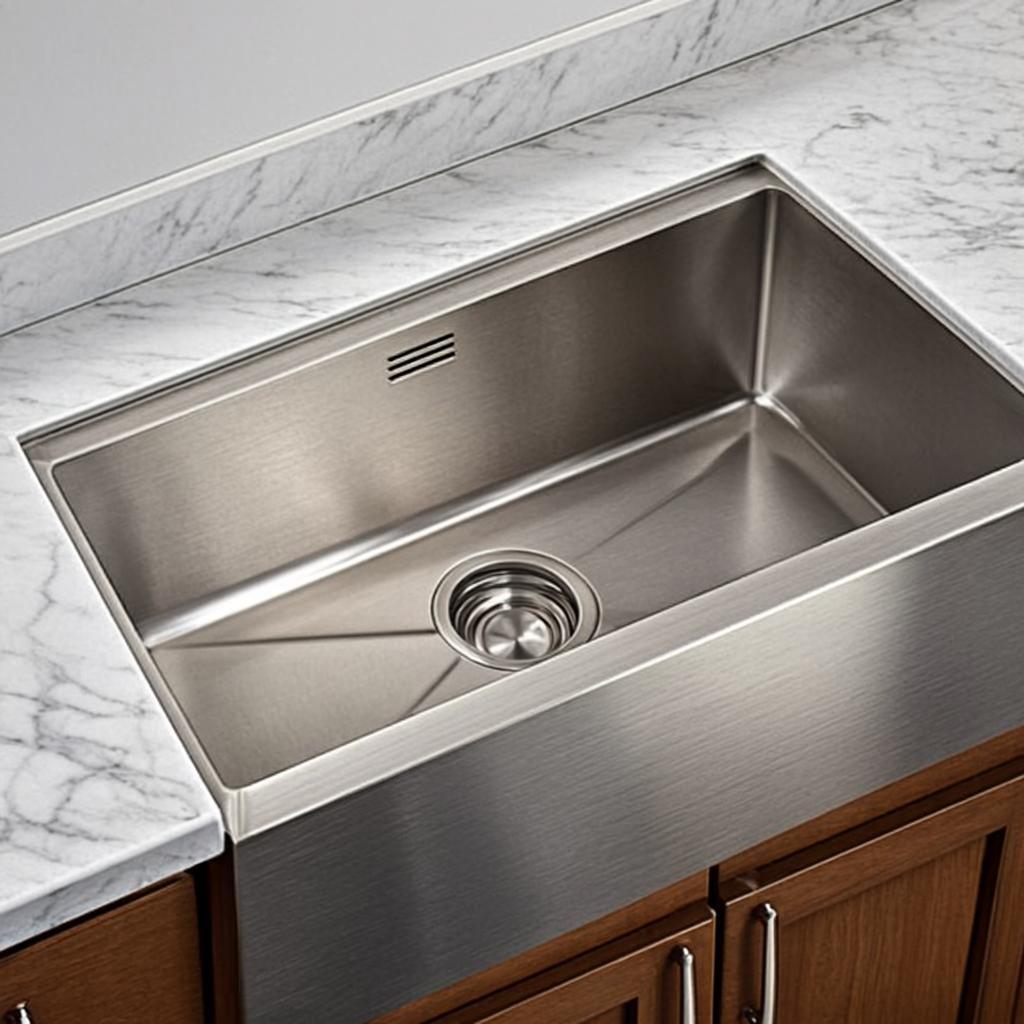 drop in kitchen sink minimal industrial