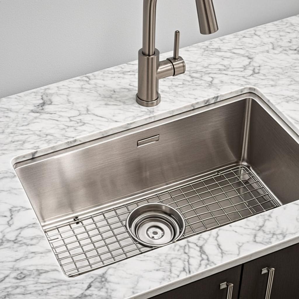 drop in workstation sink minimal industrial