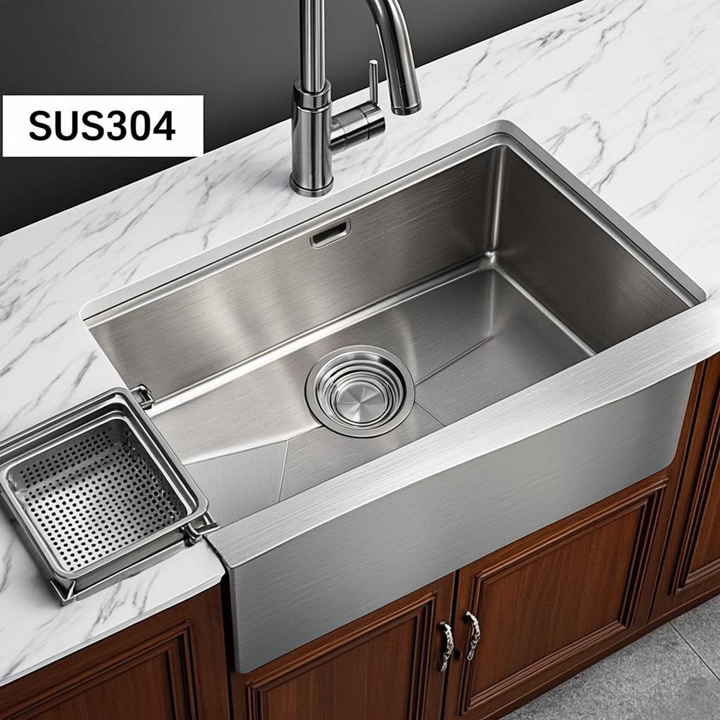 extra large kitchen sink minimal industrial