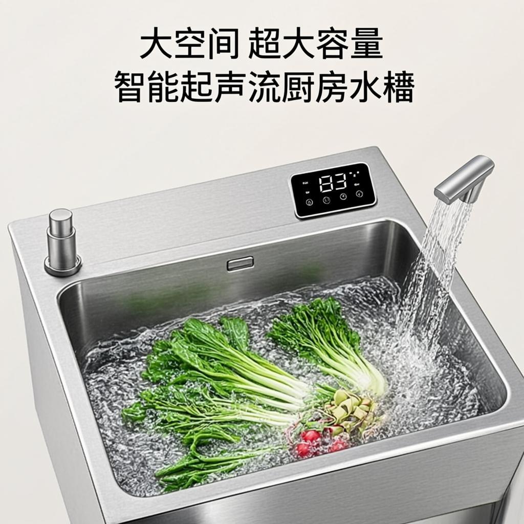 extra large kitchen sink smart multifunction