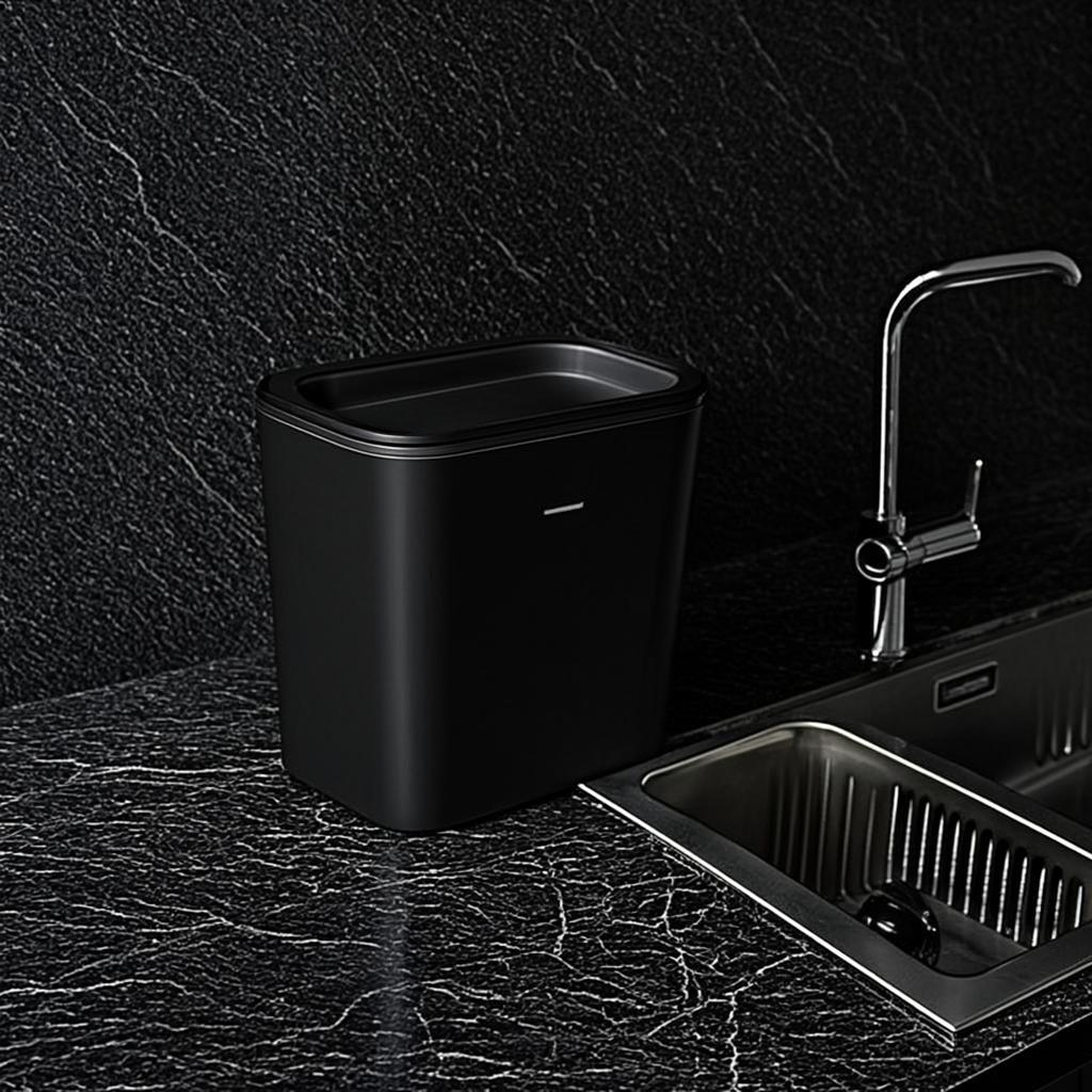 food waste disposer black nano style