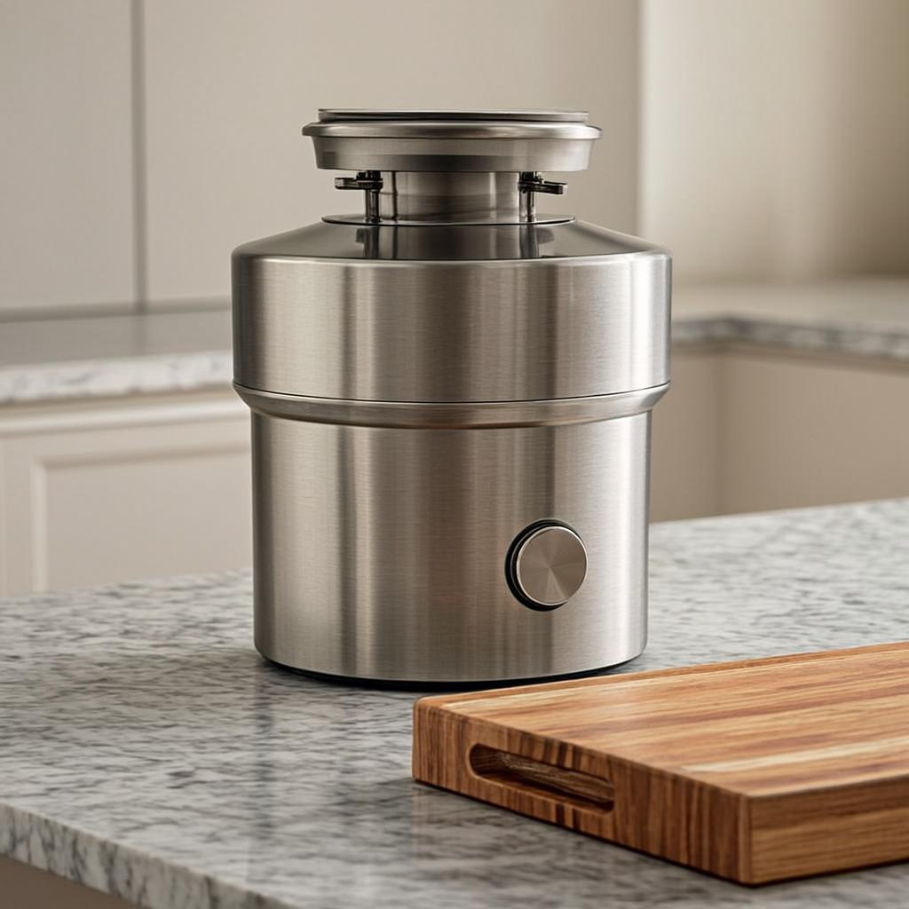 food waste disposer farmhouse apron