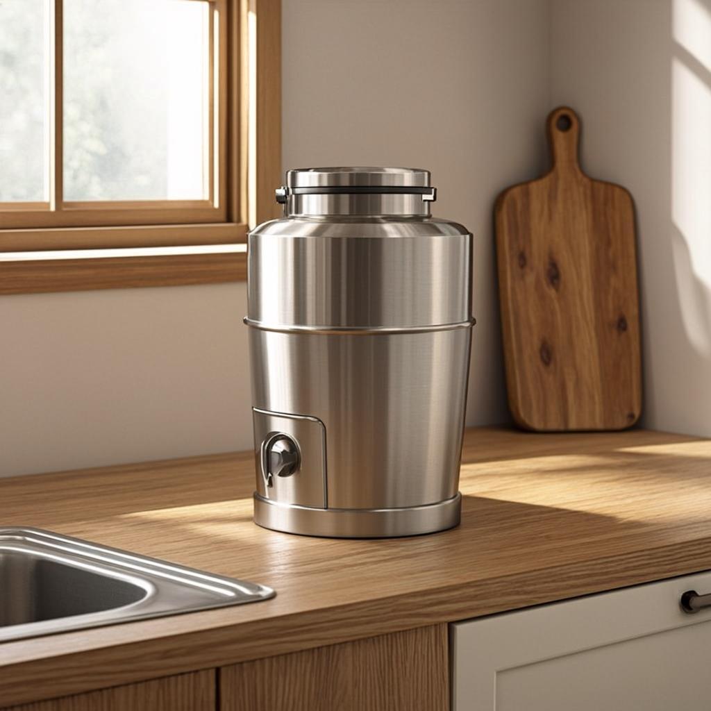 food waste grinder farmhouse apron