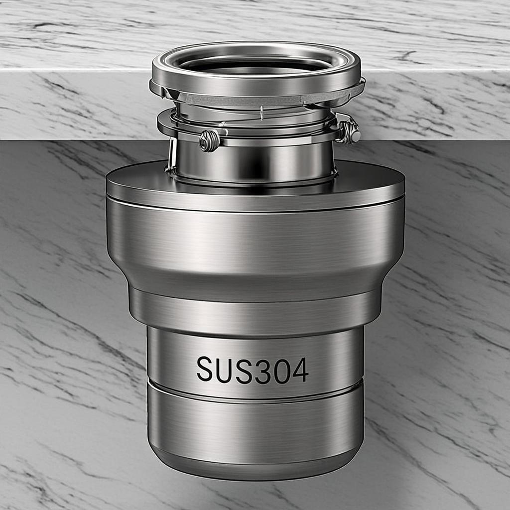 food waste grinder minimal industrial