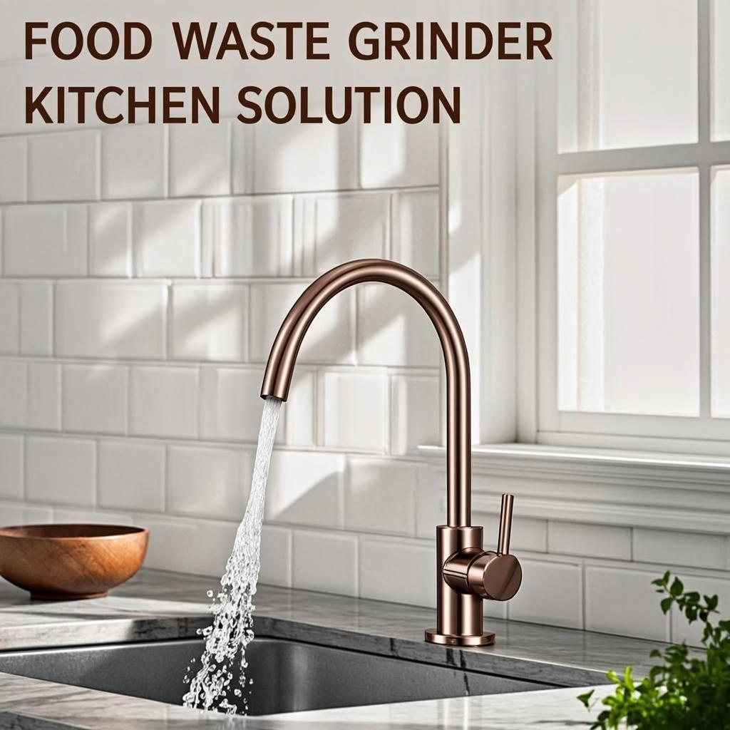 food waste grinder modern kitchen lifestyle