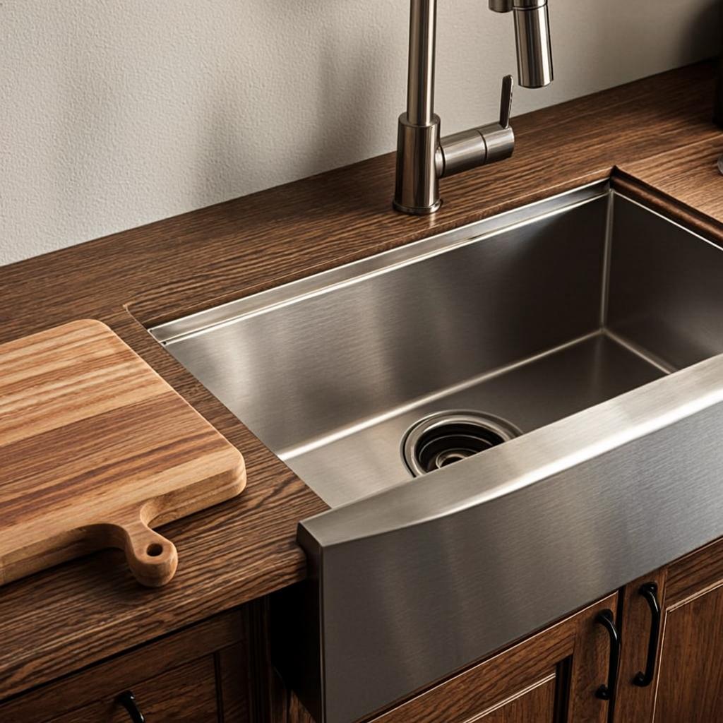 garbage disposal farmhouse apron