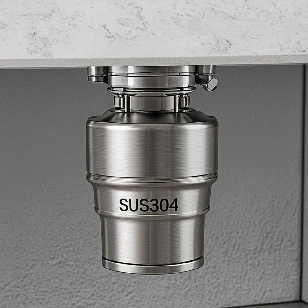 garbage disposal unit minimal industrial