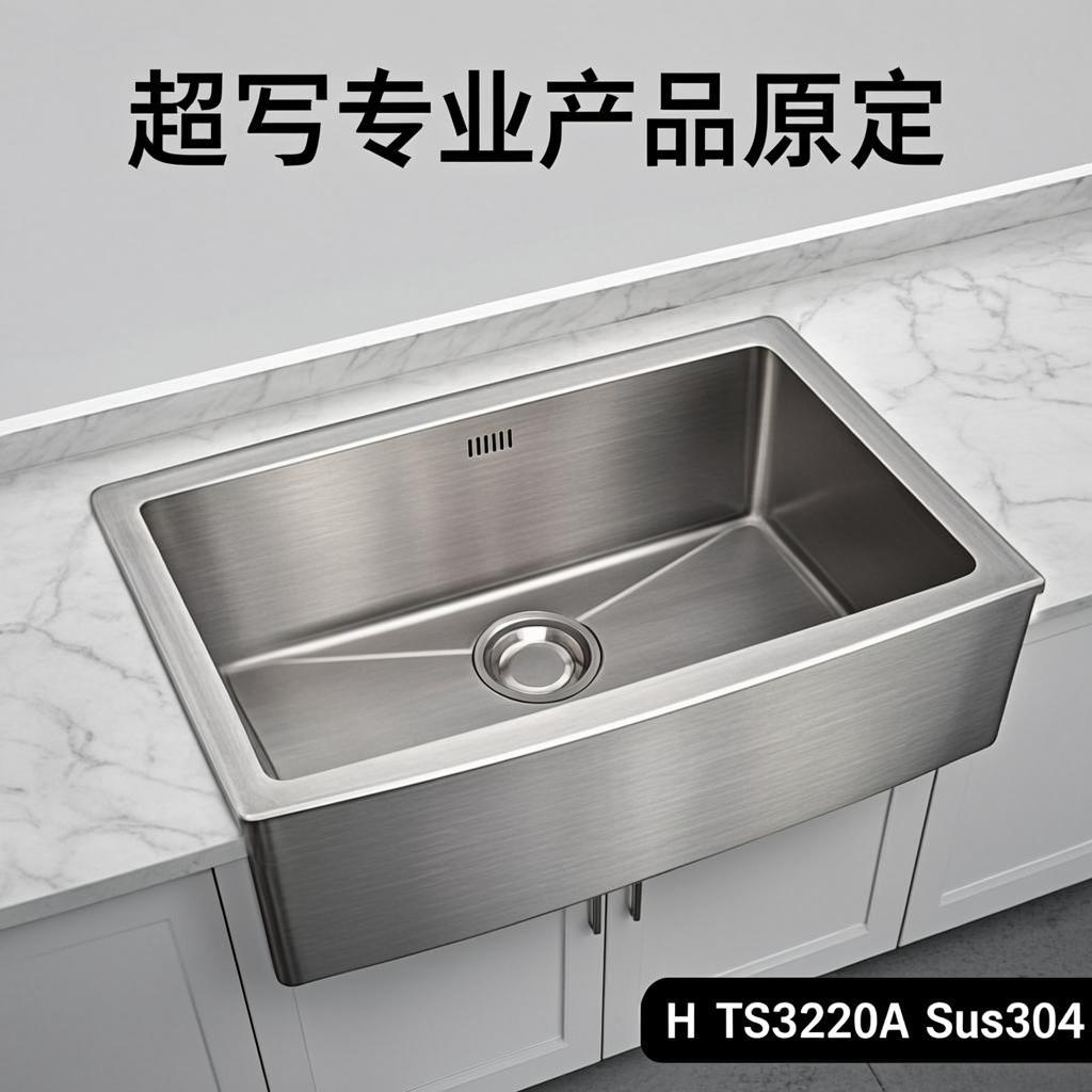 h ts3220a stainless steel sink unit minimal industrial