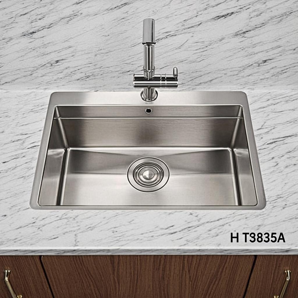h ts8355a stainless steel sink station minimal industrial
